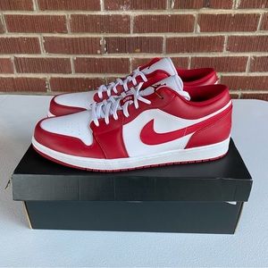 Air Jordan 1 Low Gym Red/White Sneakers